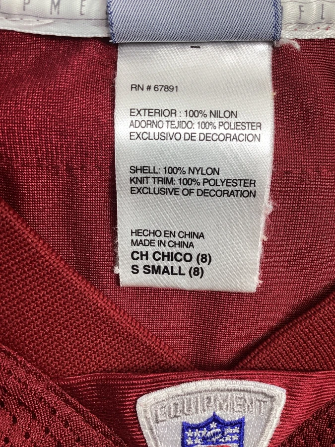Reebok NFL Washington Redskins