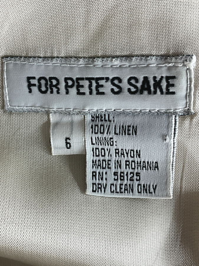 For Pete's Sake