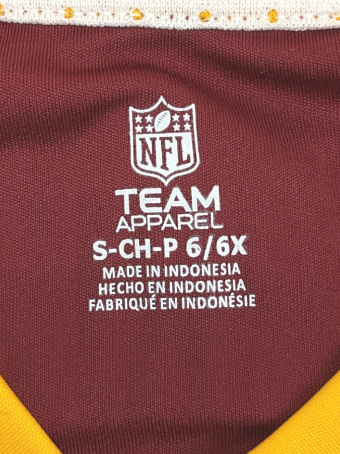 NFL Team Apparel Washington Redskins