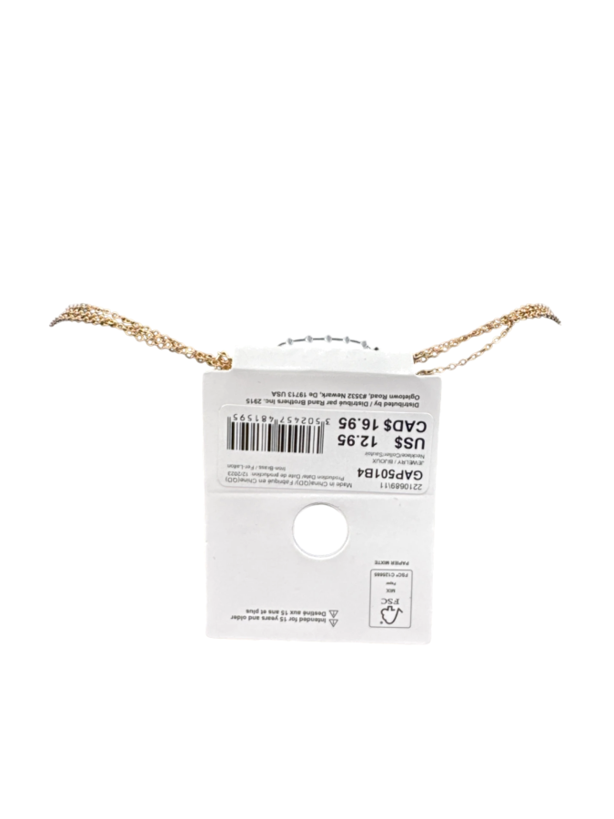 Lulus Gold Layered Necklace