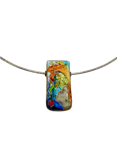 Glass Pendant Necklace