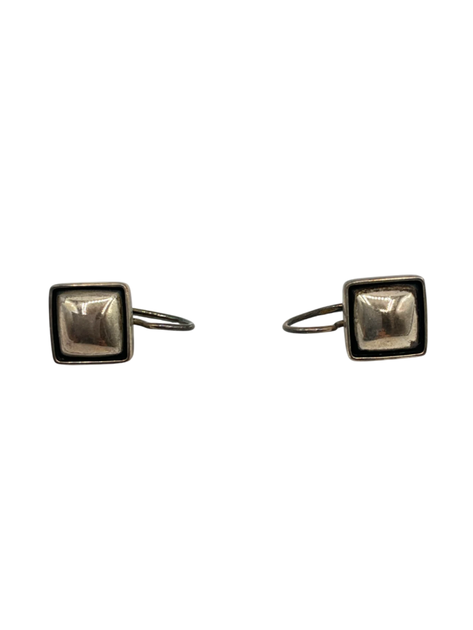 Square Domed Earrings
