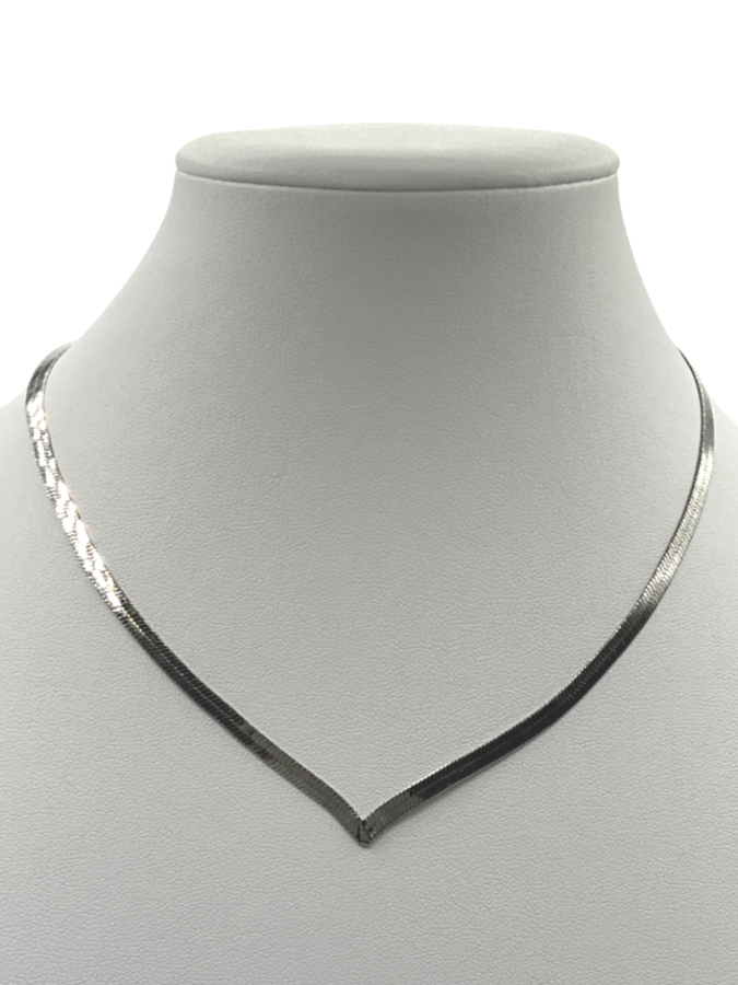 Silver Herringbone Chain