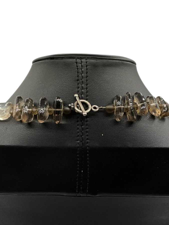 Crystal stone necklace