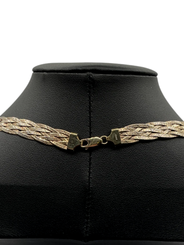 Gold wide collar