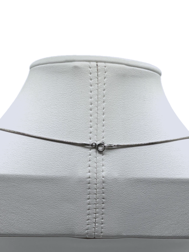 Silver wire necklace