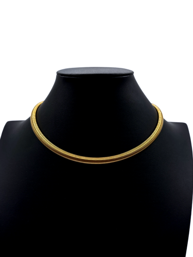 Gold Omega Necklace