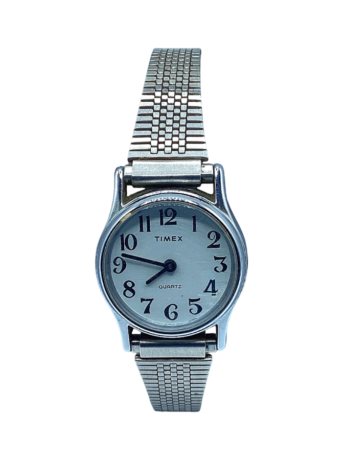 Timex Easy Reader Women's Watch with Silver-Tone Expansion Band
