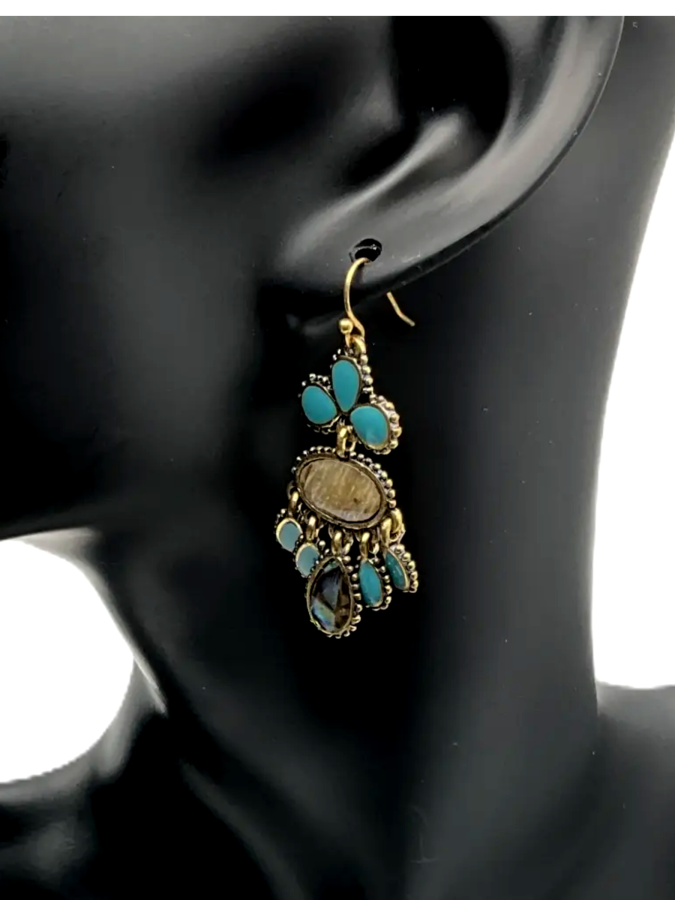 Abalone Teardrop Earrings