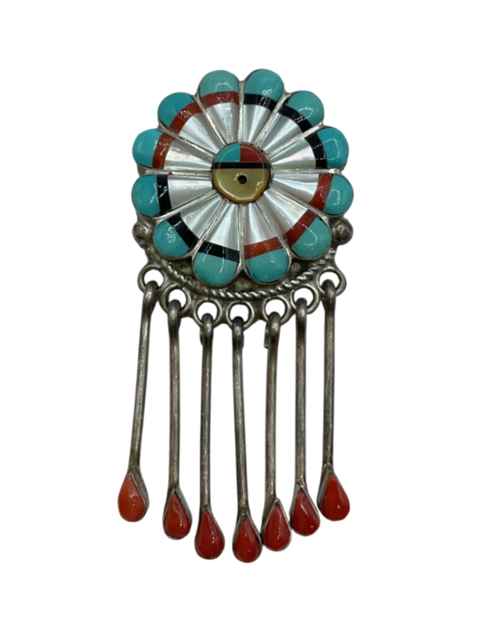 Zuni "Sun Face" pendant