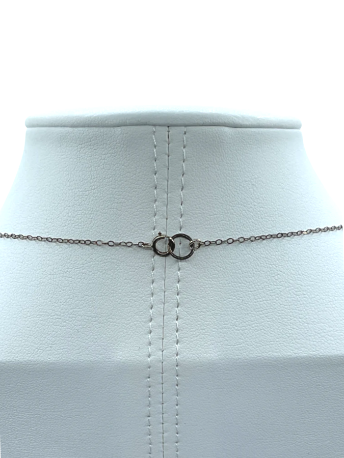 Silver pendants necklace