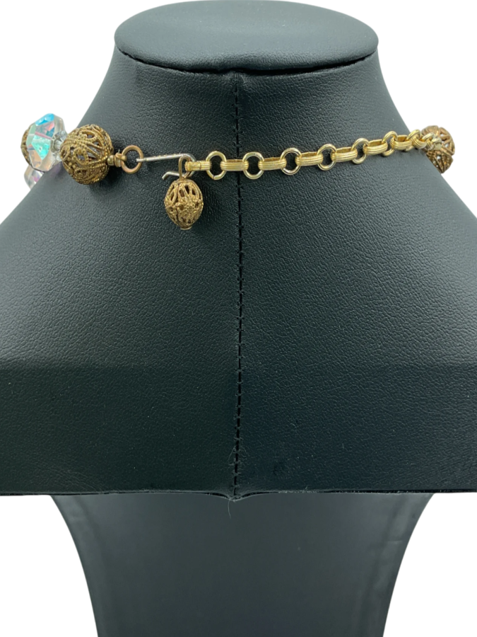 Vintage Lisner Iridescent Bead Necklace