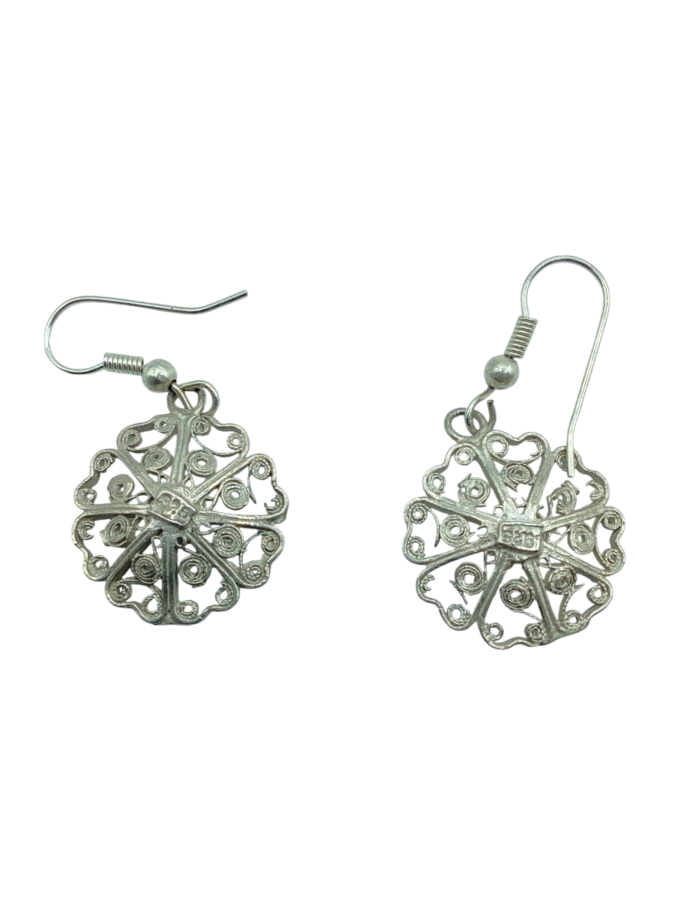 Delicate Floral Dangle Earrings