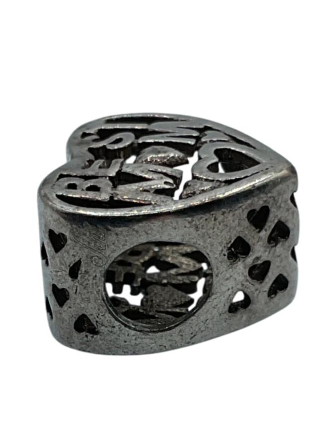 Pandora Best Mom Heart Charm S925 ALE Sterling Silver