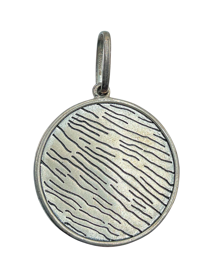 Silpada Sterling Silver Reversible Circle Pendant