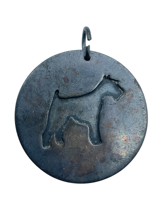 Silver Schnauzer Dog Breed Pendant