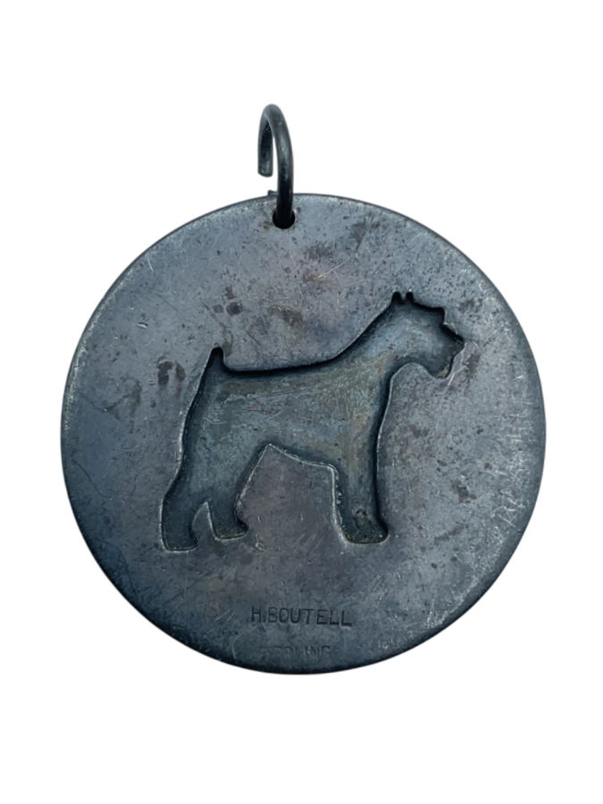 Silver Schnauzer Dog Breed Pendant
