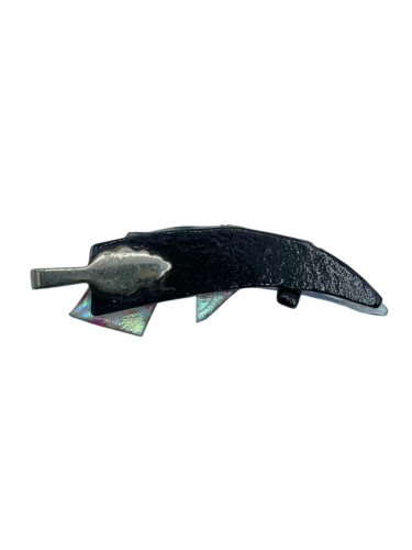 Dichroic Glass Prawn Pendant