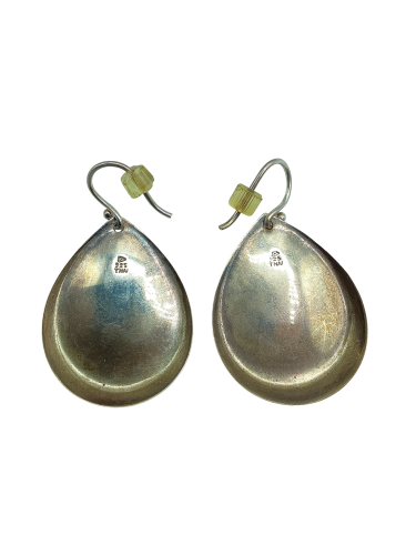 925 Sterling Silver Teardrop Dangle Earrings