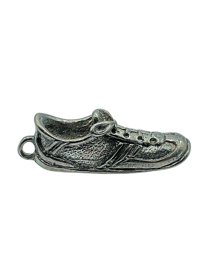 Vintage Sterling Silver Sneaker Shoe Charm Pendant