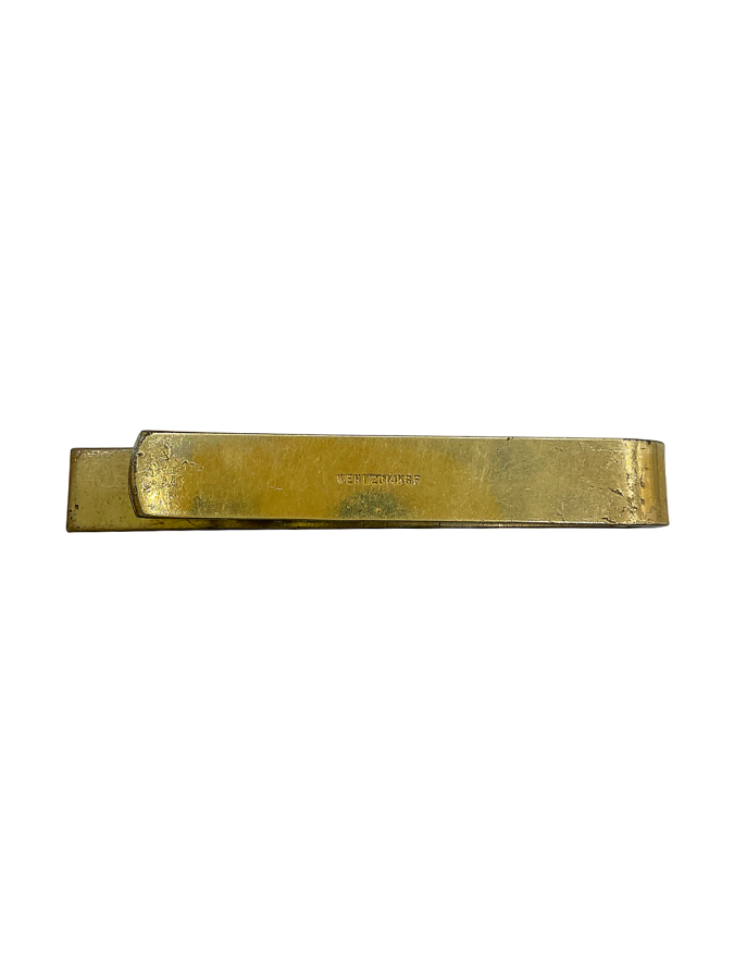 Vintage Swank Gold Tone Tie Clip Bar