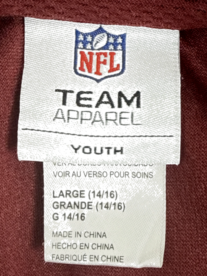 NFL Team Apparel Redskins