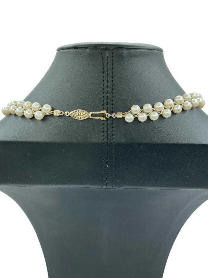 Double-Strand Pearl Necklace