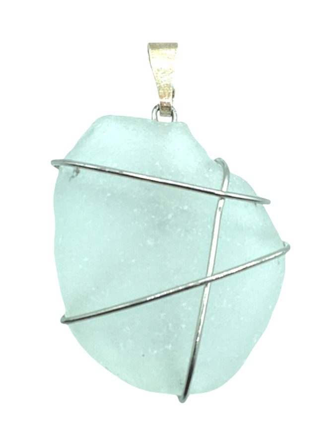 Wire Wrapped Beach Glass Jewelry