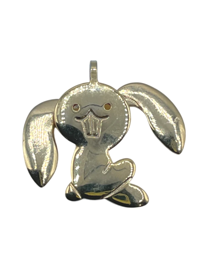 Gold Bunny Charm
