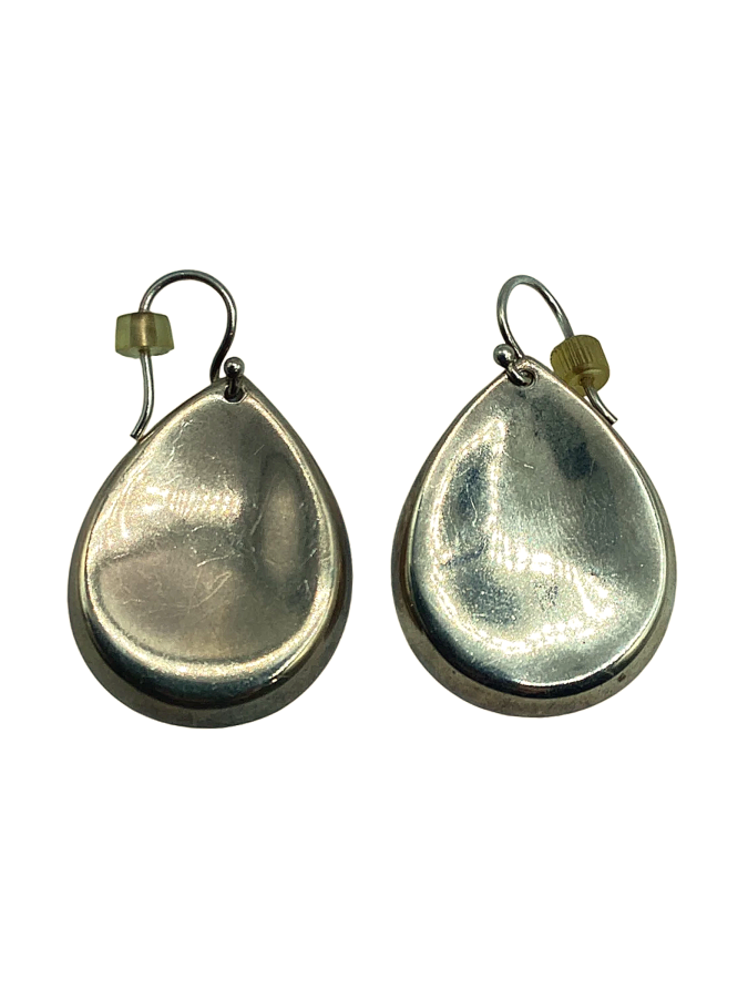 925 Sterling Silver Teardrop Dangle Earrings