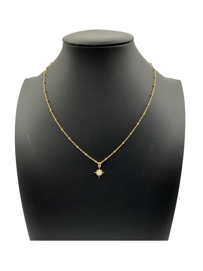 Golden chain pendant