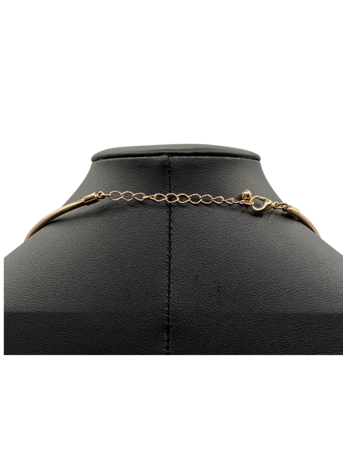 Golden collar with pendant