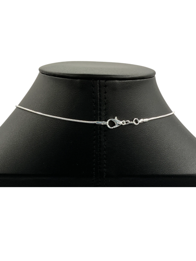Bouquet silver necklace