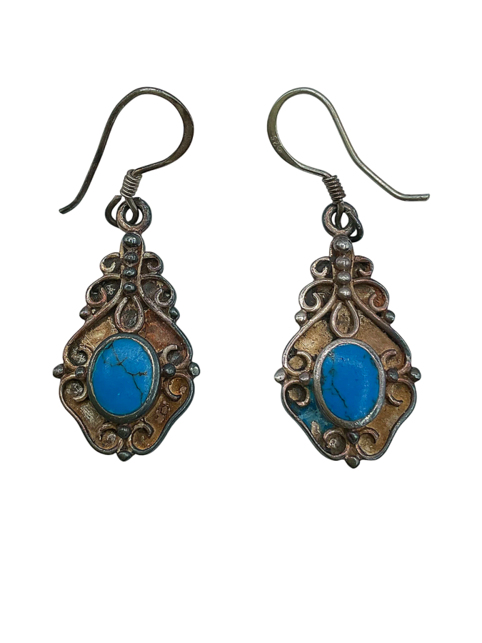 Antique-Style Dangle Earrings