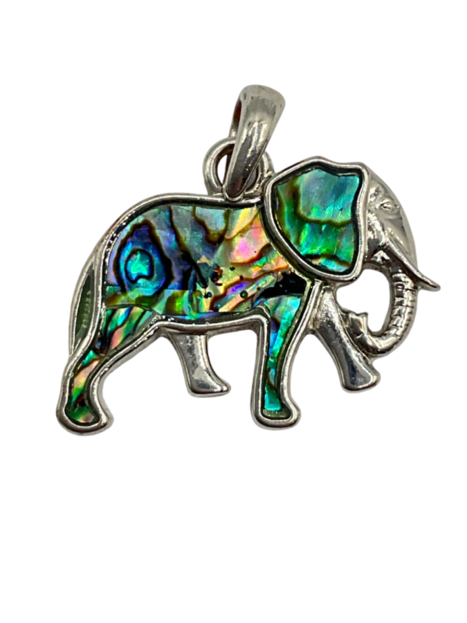 Green Elephant Pendant