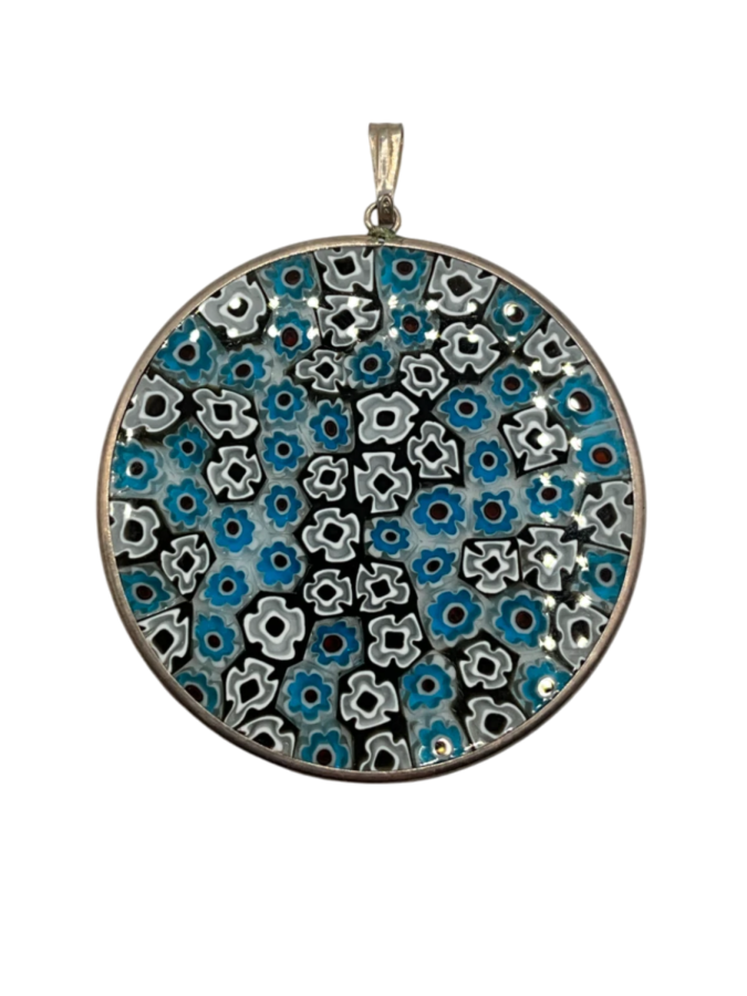 Floral Crystal Pendant