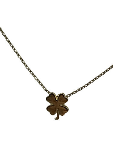 Gold Four-Leaf Clover Necklace