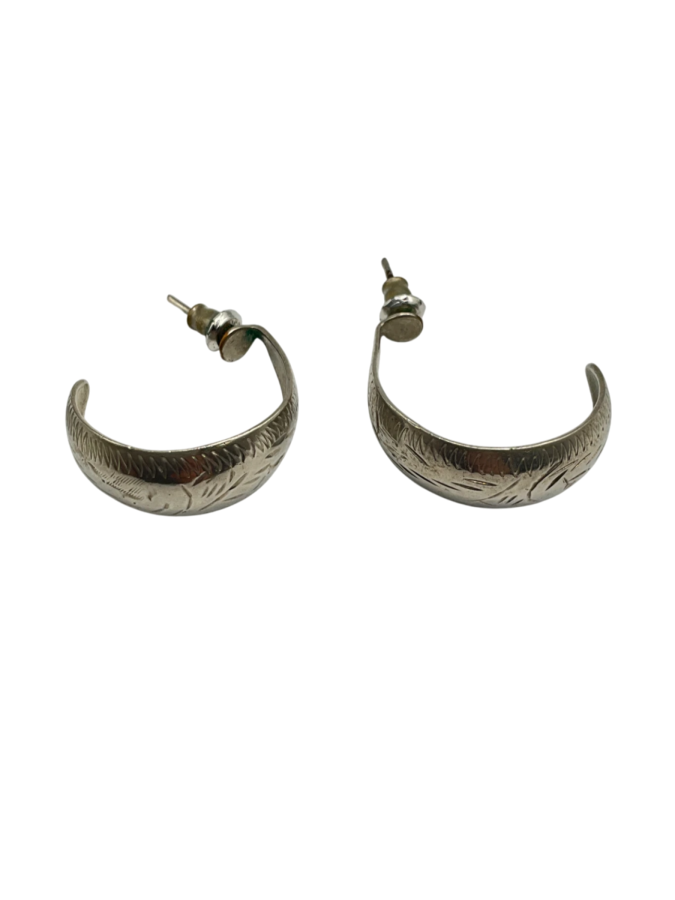Metal Hoop Earrings