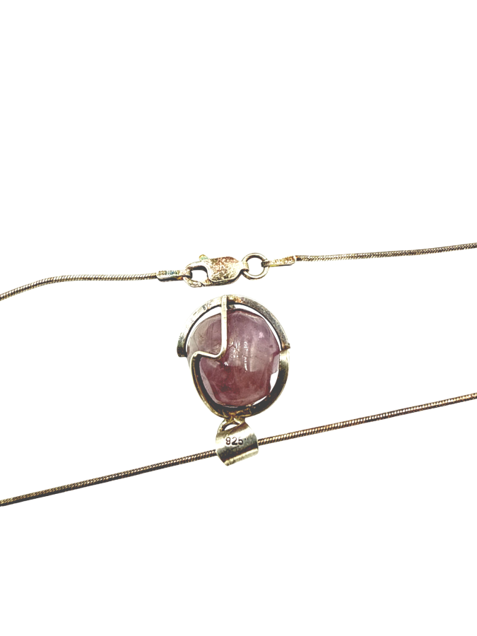 Sterling Silver Amethyst Necklace