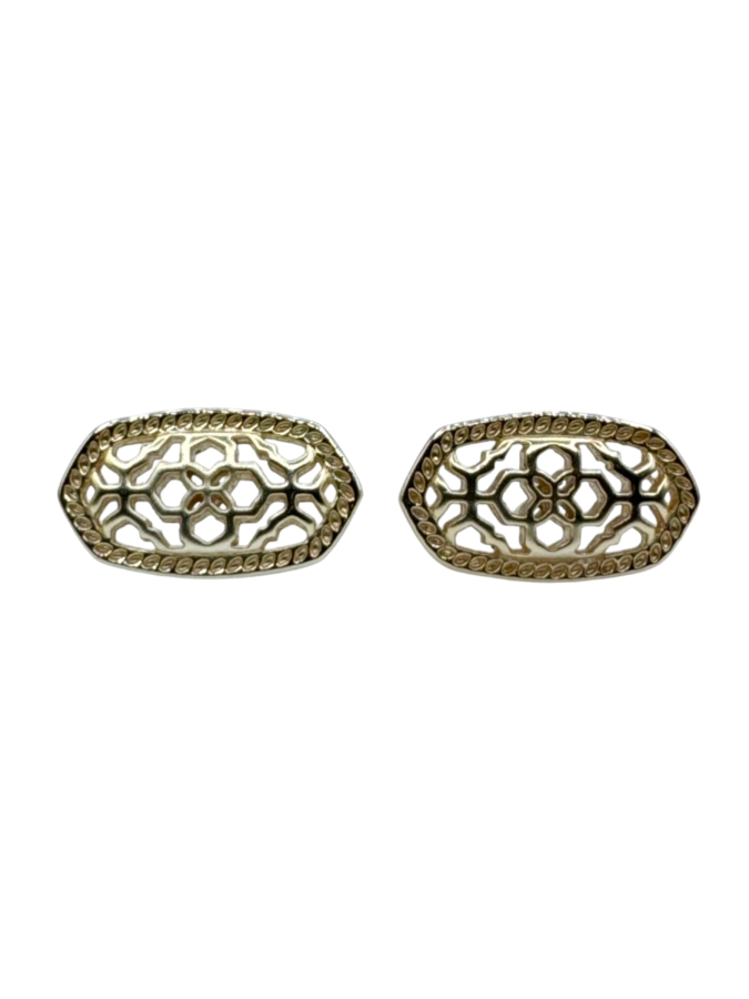 Filigree silver earrings