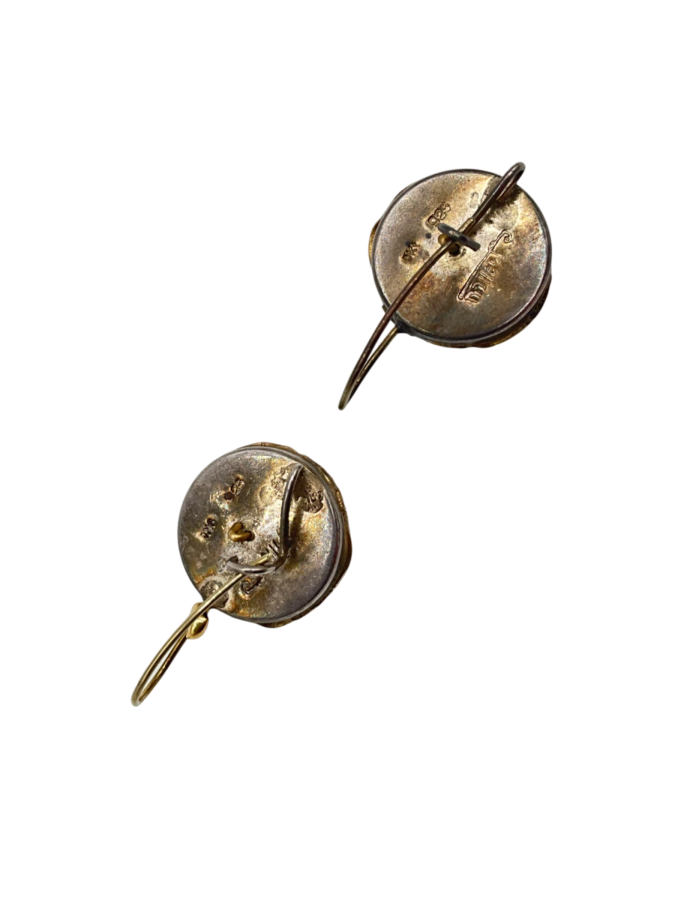 Mid-Century Gold Earrings