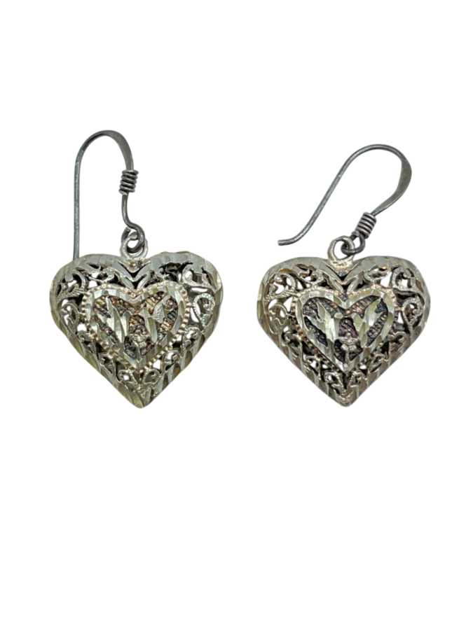 Sterling Silver Heart Earrings