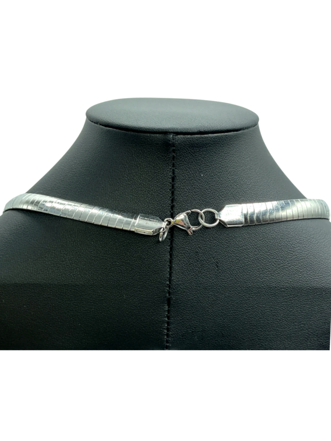 Sterling Silver Omega Chain Necklace