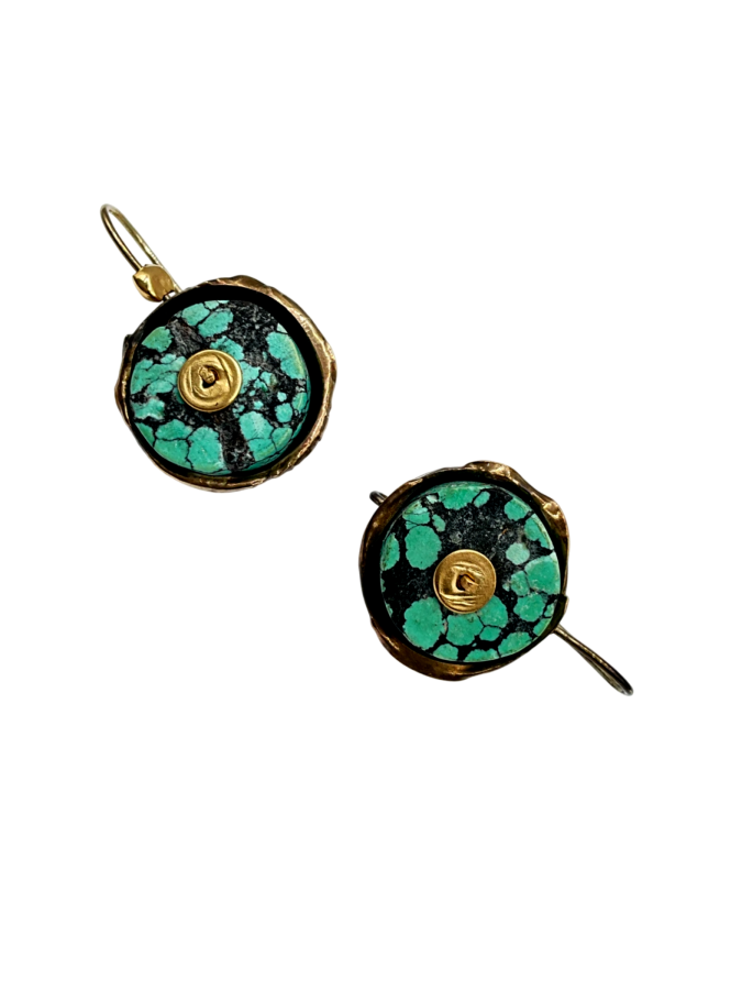 Mid-Century Gold Earrings