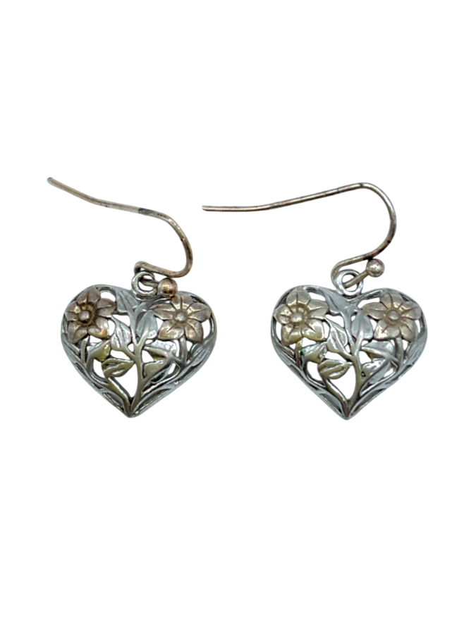 Sterling Silver Heart Earrings