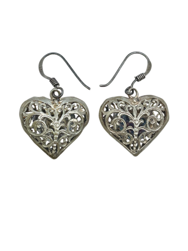 Sterling Silver Heart Earrings