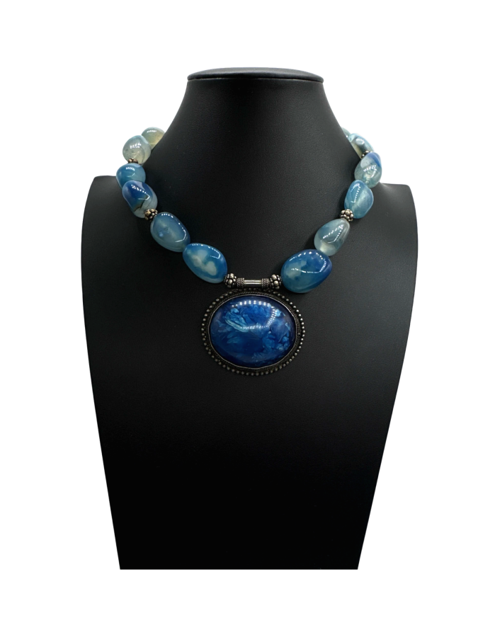 Blue Stone Necklace