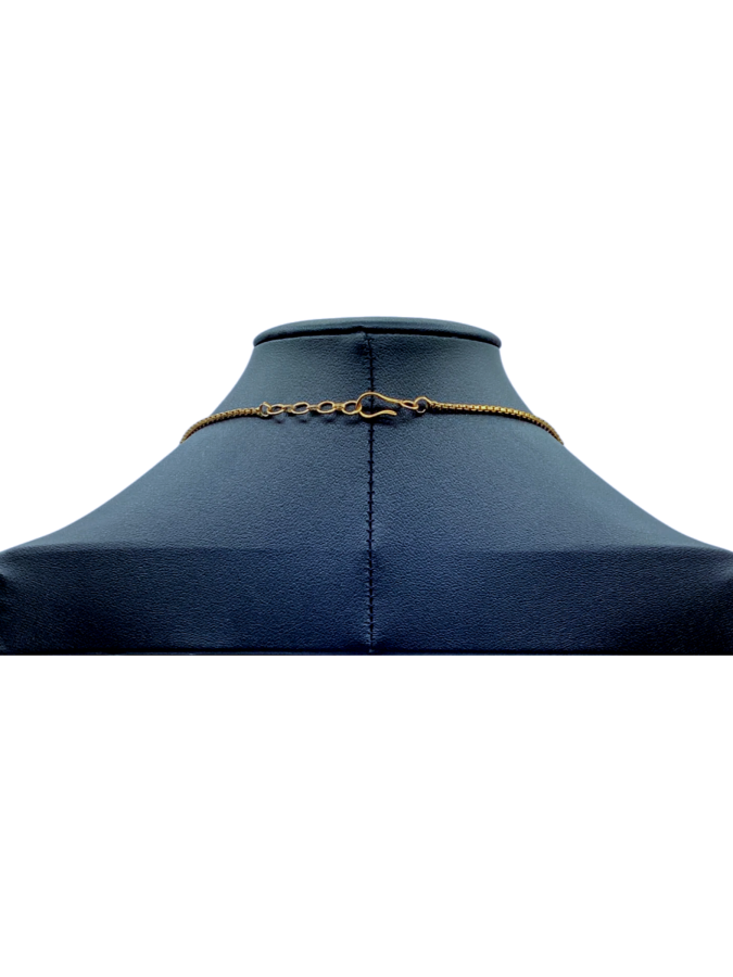 Gold adorned collar