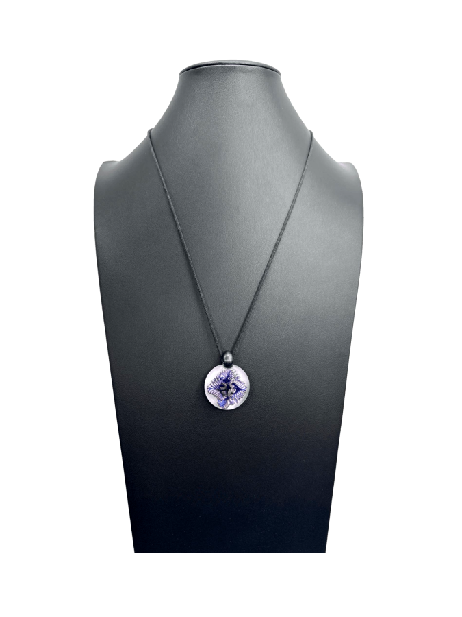 Glass Flower Necklace