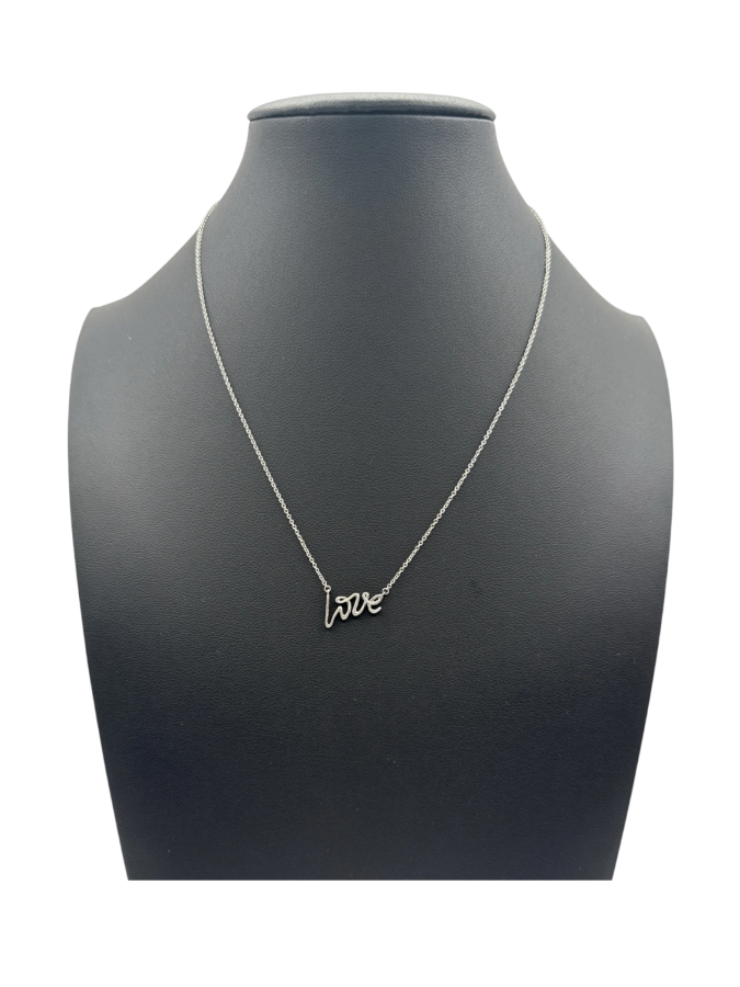 Silver Graffiti Pendant